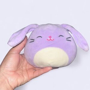 Squishmallows Purple and Cream Plush Bunny Toy